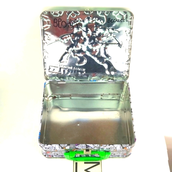 NICKELODEON Teenage Mutant Ninja Turtles 90s EUC Metal Lunchbox - Picture 6 of 16